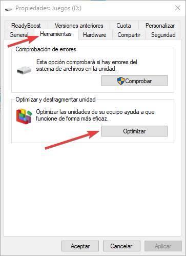 Desfragmentar discos ssd Windows 10 - 2