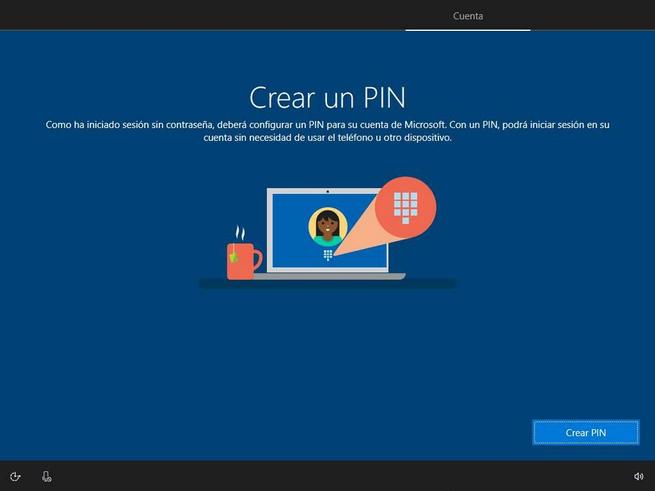 Instalar Windows 10 - Crear PIN Windows Hello