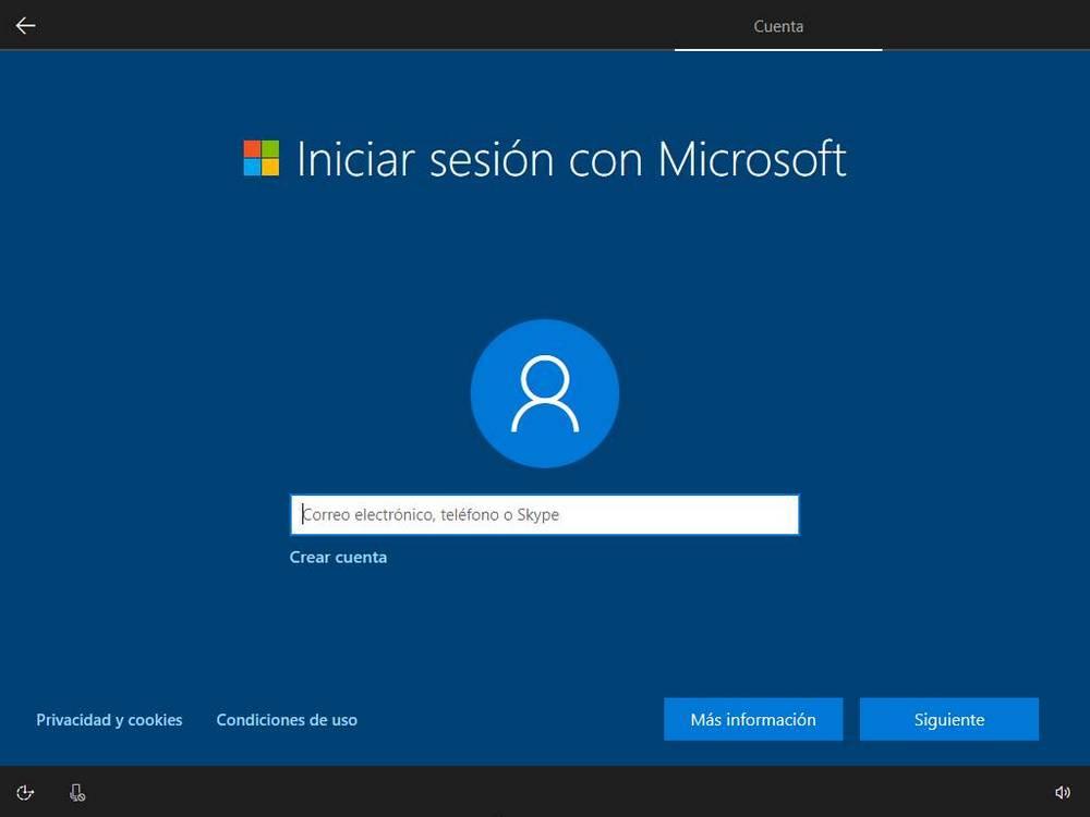 Instalar Windows 10 - Iniciar sesión 1