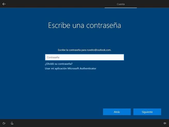 Instalar Windows 10 - Iniciar sesión 3