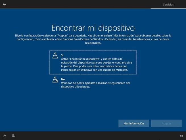 Instalar Windows 10 - Privacidad 3