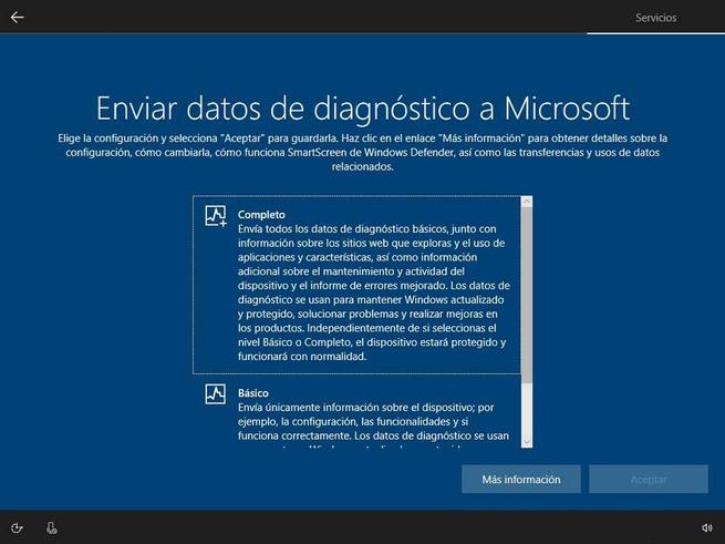 Instalar Windows 10 - Privacidad 4