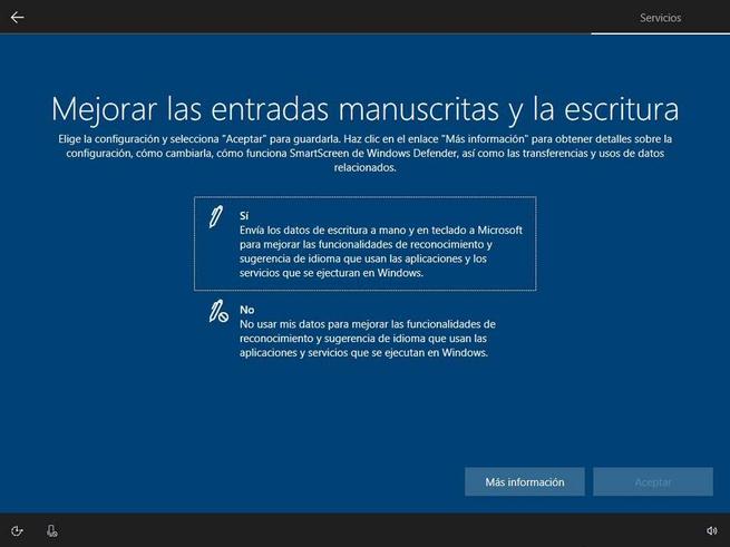 Instalar Windows 10 - Privacidad 5
