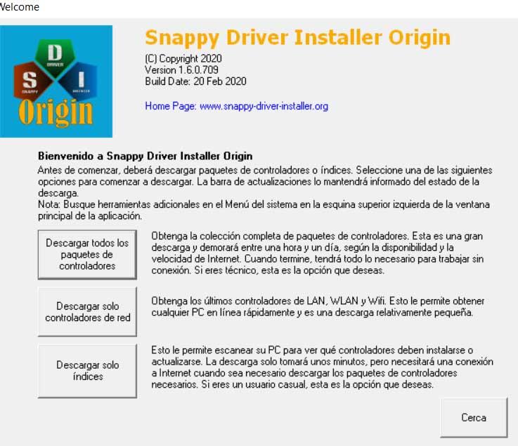 Snappy Driver Installer Origin instalar