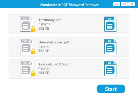 WS PDF Password Remover