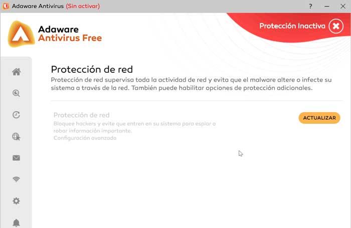 Protección de red de Adaware Antivirus