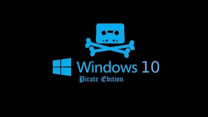 Windows 10 Pirate edition