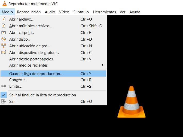Listas reproducción VLC