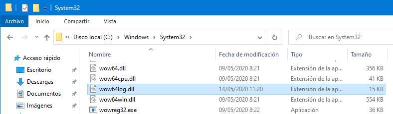 Bloquear WOW64 en Windows 10 con DLL