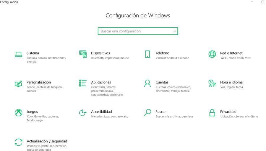 Configuración de Windows portapapeles