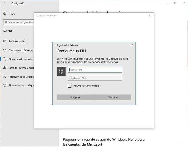 Configurar Windows Hello - PIN 3