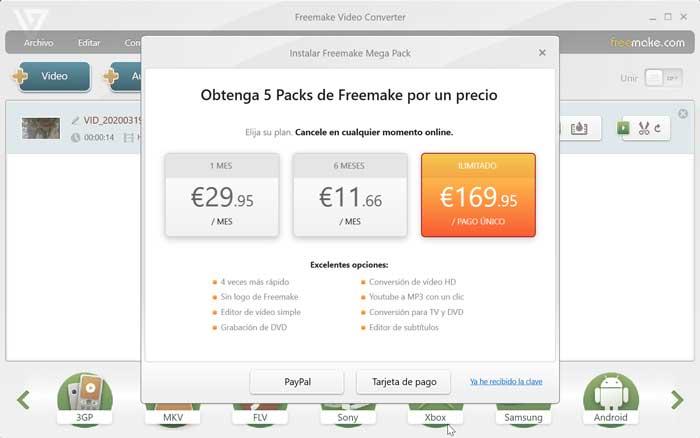 Freemake Video Converter precios