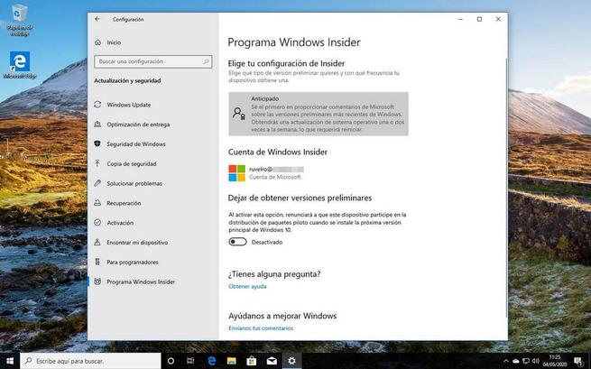 Programa Windows Insider - 8