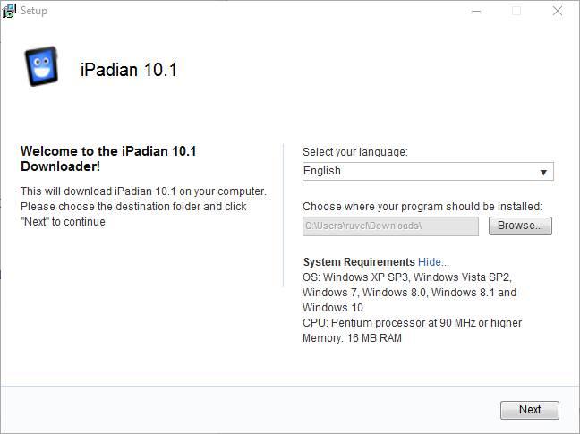 Requisitos instalar iPadian