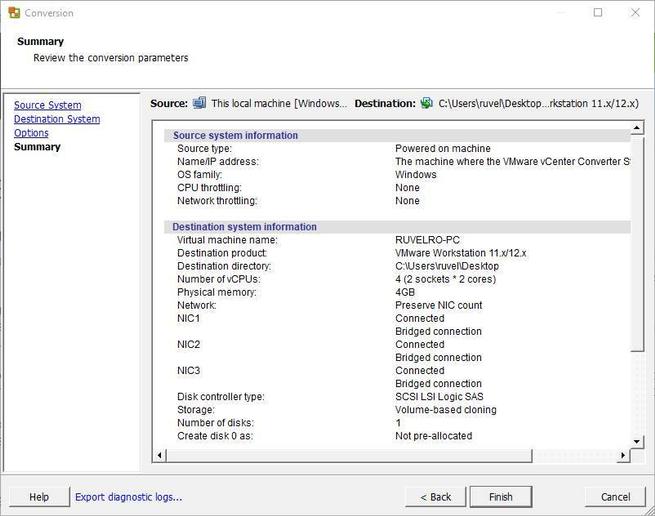 VMware vCenter Converter-문제 해결