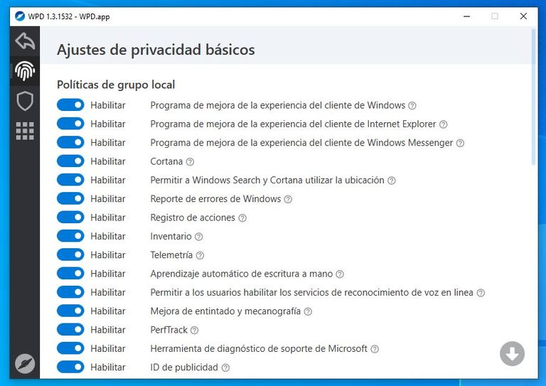 Wpd Windows WPD: Program to Protect Your Privacy in Windows | ITIGIC