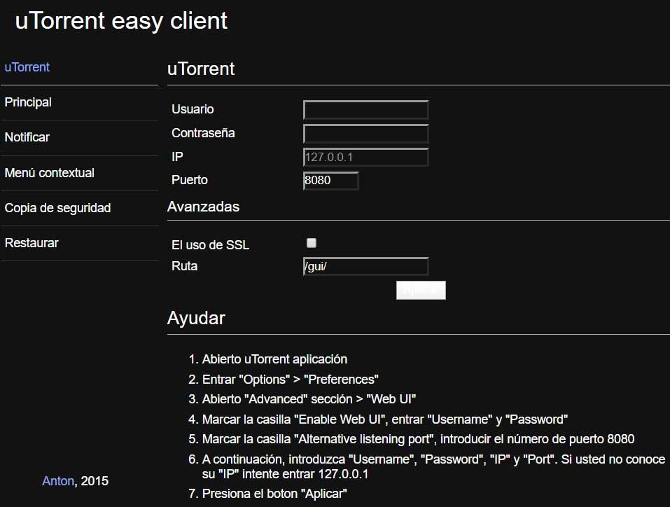 uTorrent easy client Chrome
