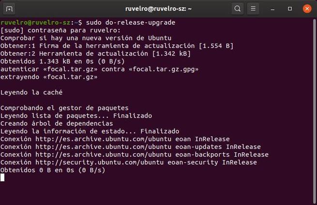 Buscar y bajar nueva versión de Ubuntu desde терминал - 1