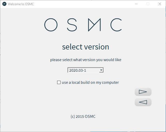 Instalador OSMC - 2
