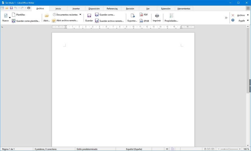 LibreOffice con aparienca de Office 1