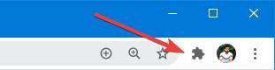 Nuevo botón menú extensiones Chrome