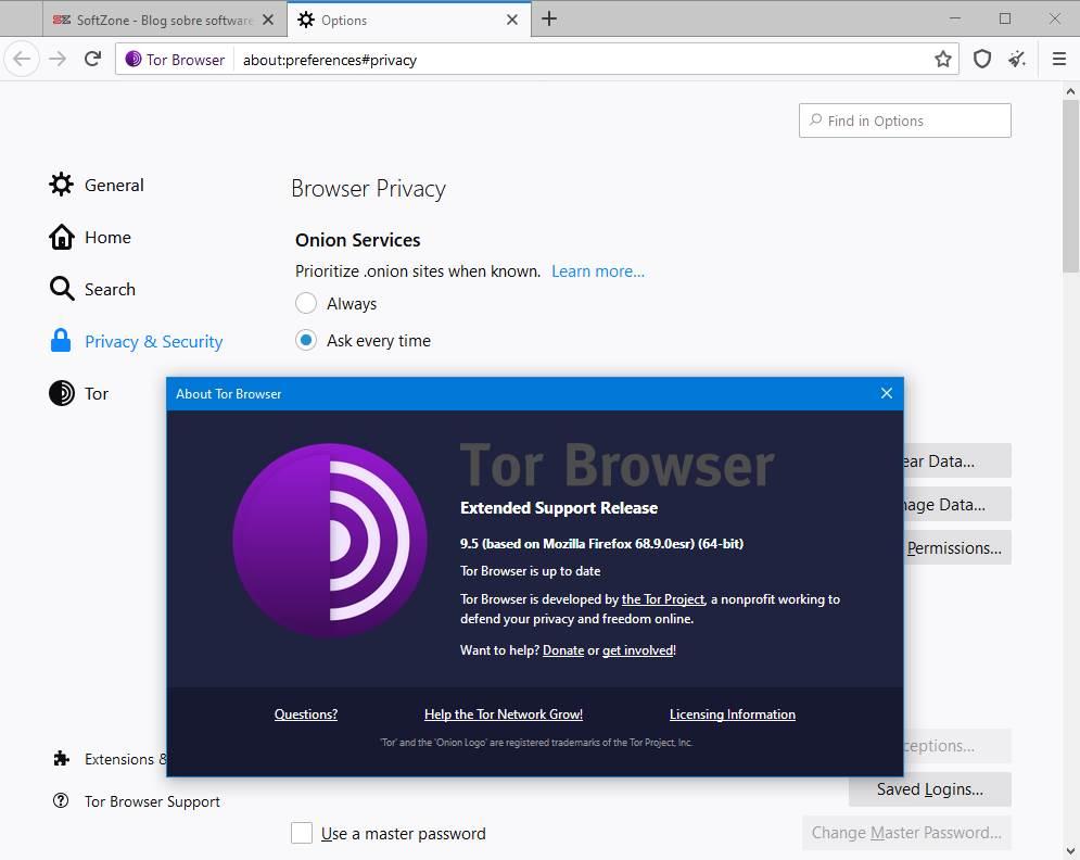 Tor Browser 9.5