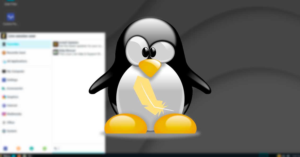 Tux en Linux Lite 5.0