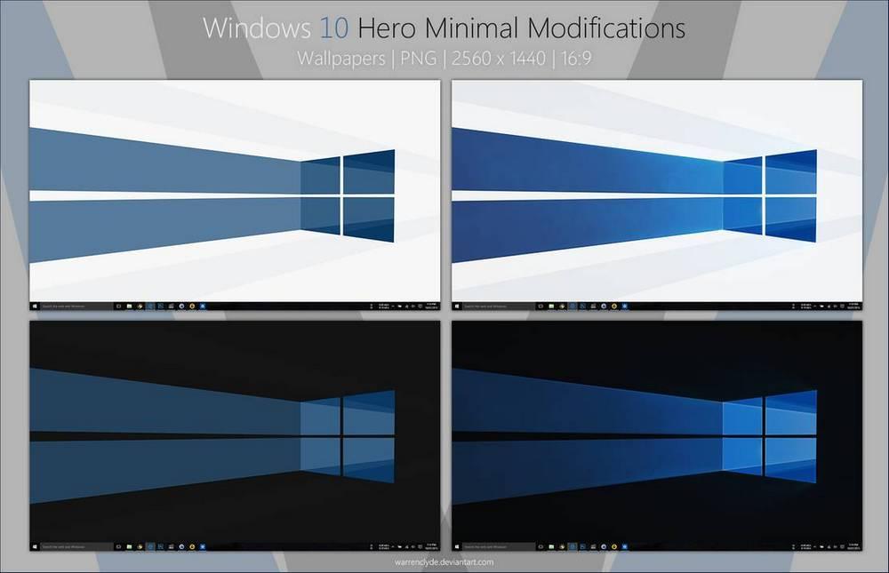 Windows 10 Hero Minimal Wallpapers