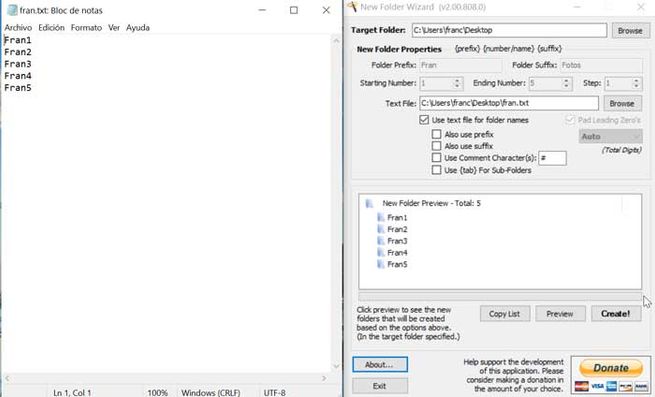 New Folder Wizard: Program to Create Multiple Folders Instantly