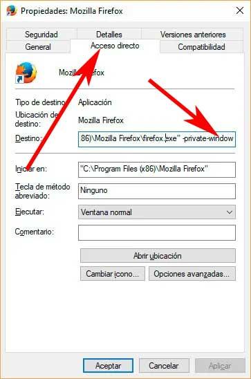 Acceso Firefox