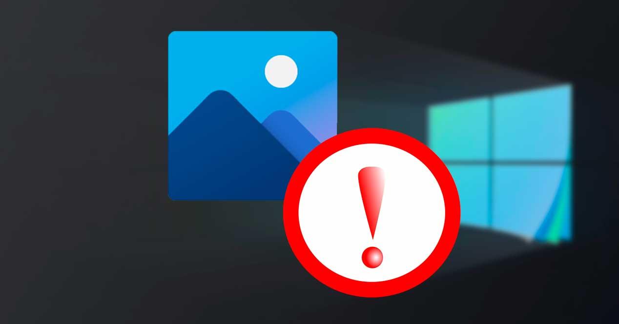 Error app fotos Windows 10