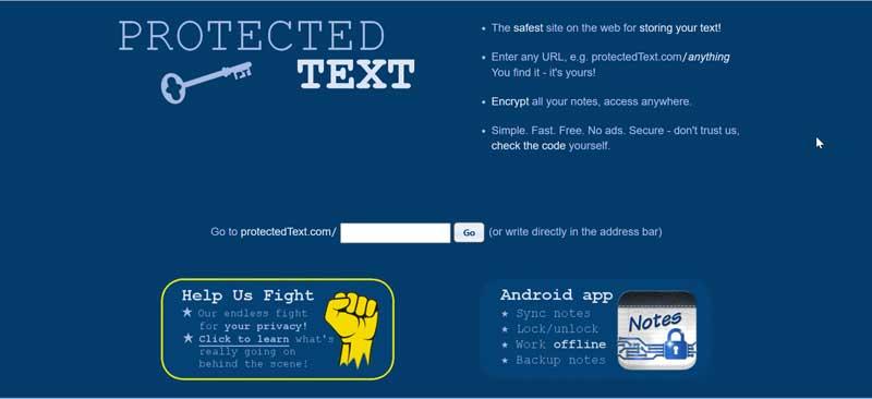 Protected Text