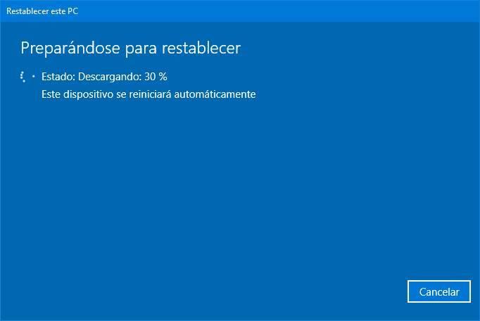 Restablecer y reinstalar Windows 10 - 6