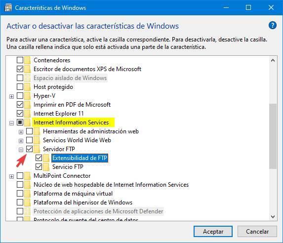 Añadir FTP til Windows 10 - 2