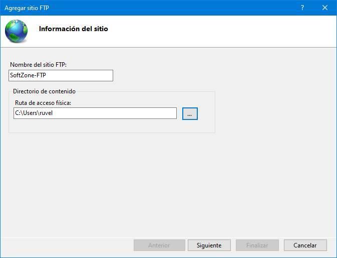 Añadir FTP สำหรับ Windows 10 - 6