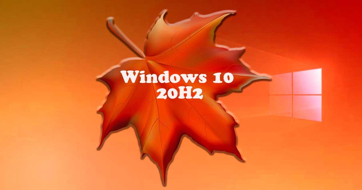 Actualización otoño Windows 10 20H2