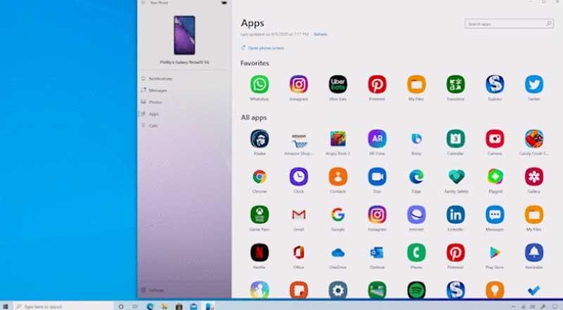 Apps Android Windows