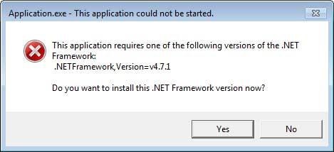 Error .net Framework