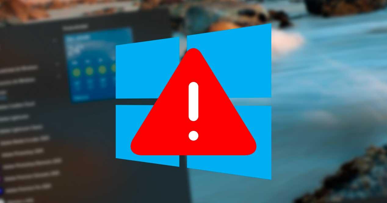 Error Warning Windows 10