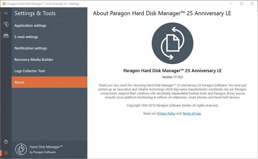 Hard Disk Manager 25 Anniversary LE