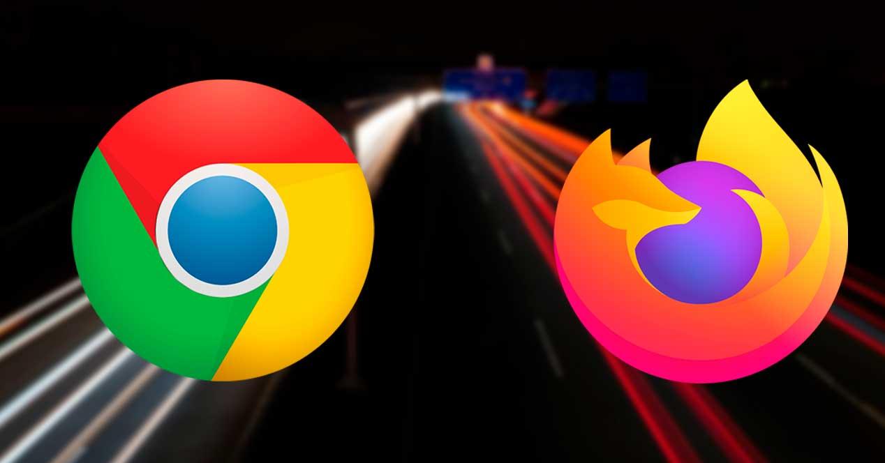 Chrome Firefox Velocidad