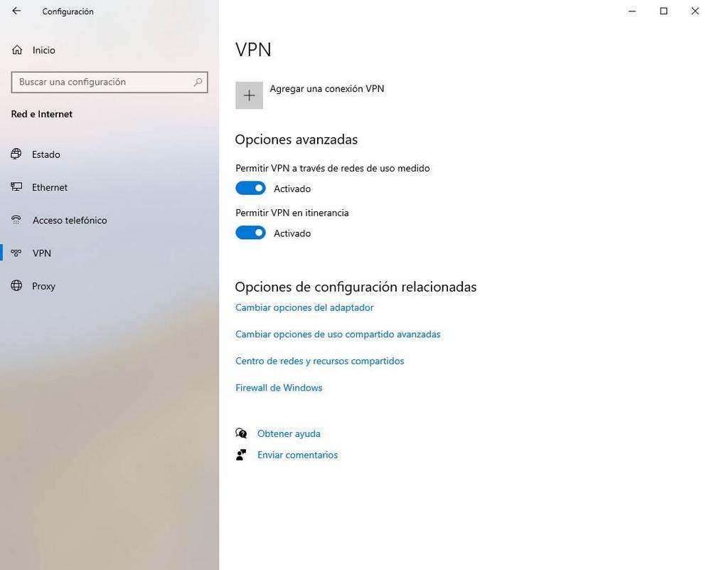 Configurar VPN Windows 10