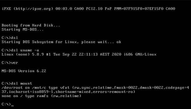 DSL - Linux en MS-DOS 2