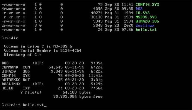 DSL - Linux en MS-DOS 3