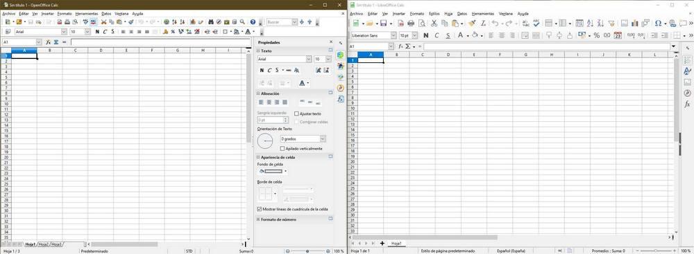 Excel en OpenOffice vs LibreOffice