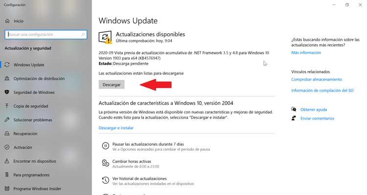 Mantener Windows 10 actualizado