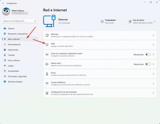 Cómo conectar una VPN en Windows 10 y Windows 11 sin programas
