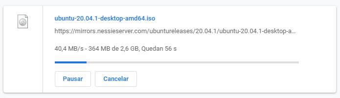 Velocidad descarga Ubuntu ISO