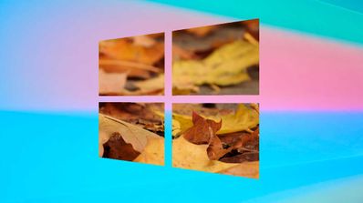 Windows 10 hojas otoño