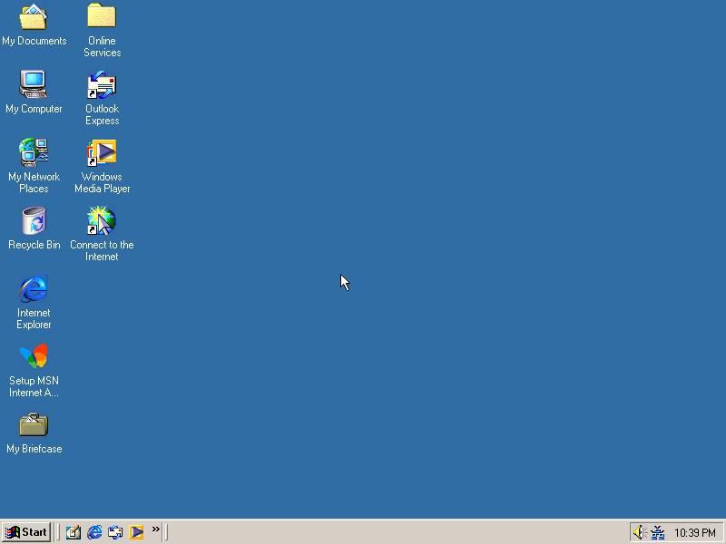 Windows ME Escritorio